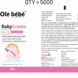 OLE BEBE BABY CREAM 50GM